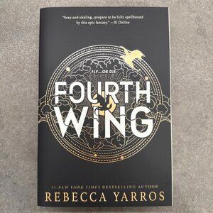 NEW 1st Edition: Fourth Wing, Rebecca Yarros, 2024, Trade Paperback, US Book